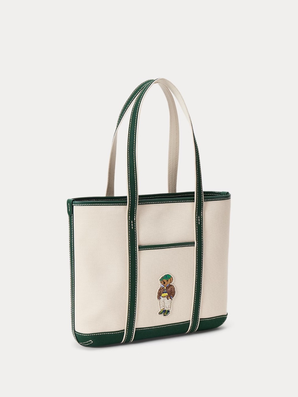 Polo by Ralph Lauren Polo Bear Canvas Small Shopper Tote